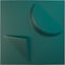 Ekena Millwork 11 7/8in. W x 11 7/8in. H Apollo EnduraWall Decorative 3D Wall Panel Covers 0.98 Sq. Ft. WP12X12APGLN - alternate 1